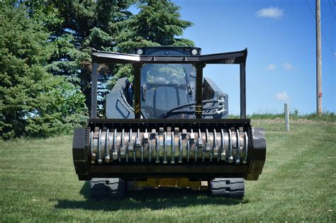 skid steer mowing grass|mowing attachment for skid steer.